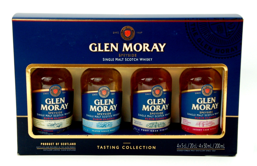 Glen Moray Speyside Single Malt Scotch Whisky Tasting Collection