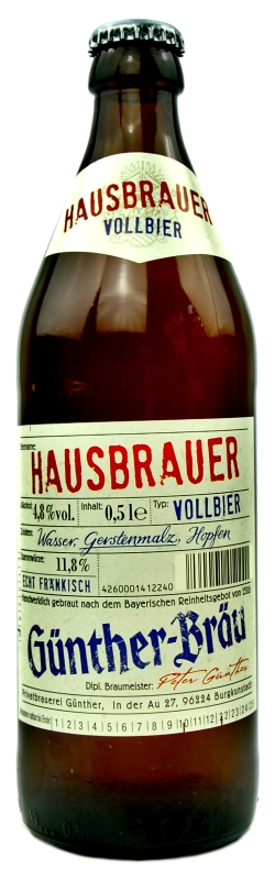 Günther Bräu Hausbrauer Vollbier