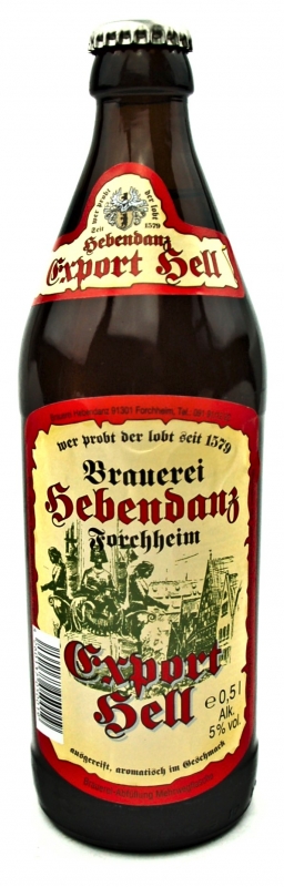 Brauerei Hebendanz Export Hell