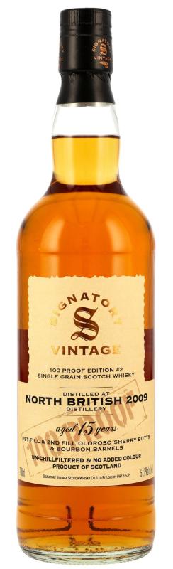 North British 2009/2025 - 15 y.o. - Signatory 100 PROOF Grain Edition #2