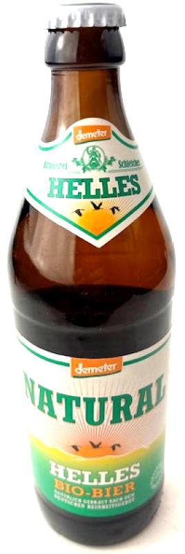 Schleicher Demeter Natural Helles Bio-Bier