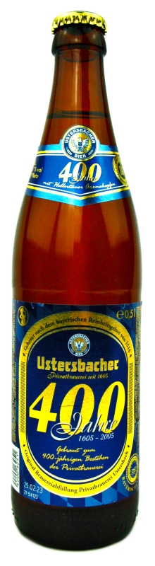 Ustersbacher 400 Jahre Jubiläums Bier