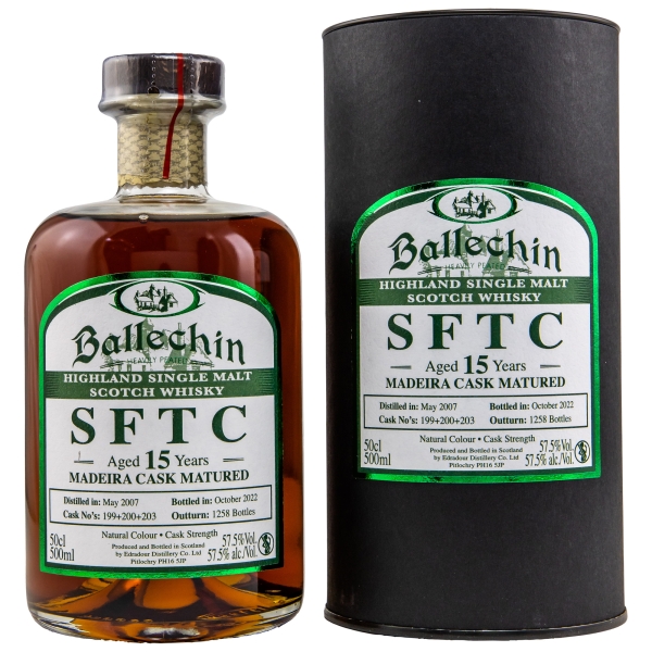 Ballechin 2007/2022 15 Years Straight From The Cask