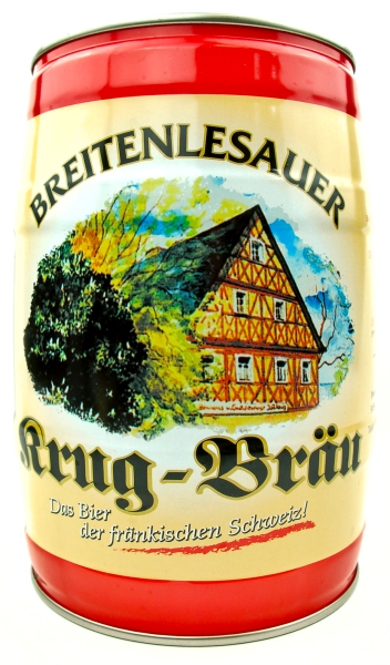 Breitenlesauer Krug-Bräu Lager 5,0L Fass