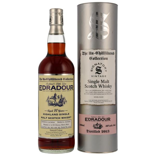 Edradour 2013/2024 10 Years Signatory un-chill #521, 527, 528, 529