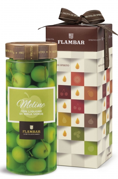 Flambar Meline con Liquore di Mela Verde