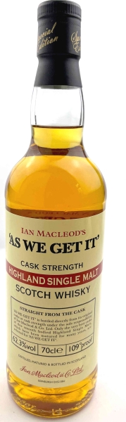 Ian Macleods 'As We Get It' Cask Strength