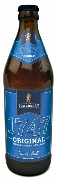 Zum Löwenbräu 1747 Original Helles Lagerbier