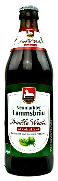 Neumarkter Lammsbräu Dunkle Weiße alkoholfrei